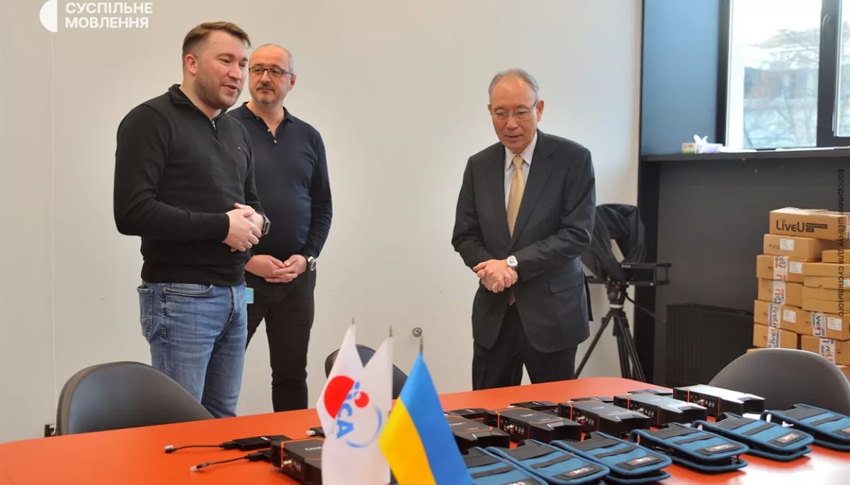 Суспільне отримало від Японії обладнання для прямих включень за несприятливих умов